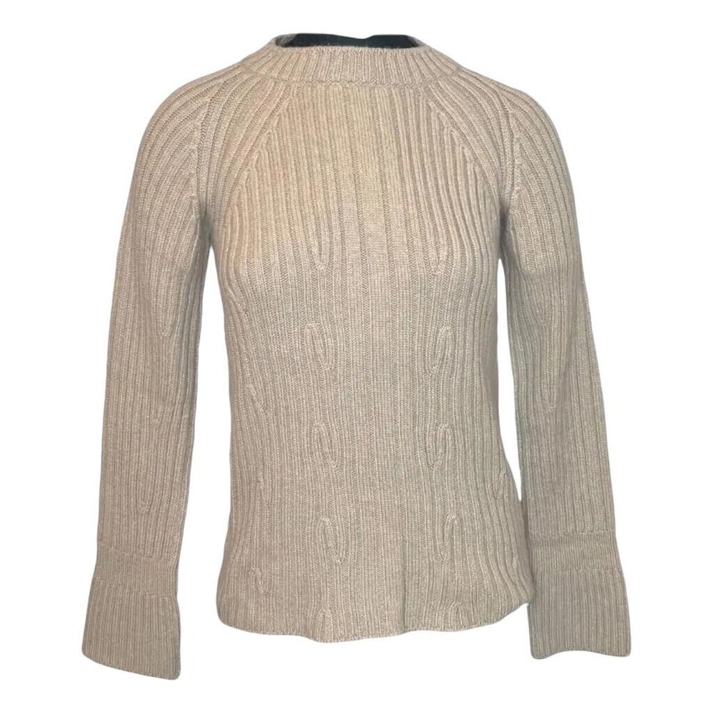 Hermes Womens Beige Boat Sweater Camel Hair EU Size 38 Pullover New With Tags